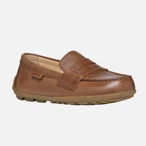 GEOX New Fast Boy Leather Loafers Shoes
